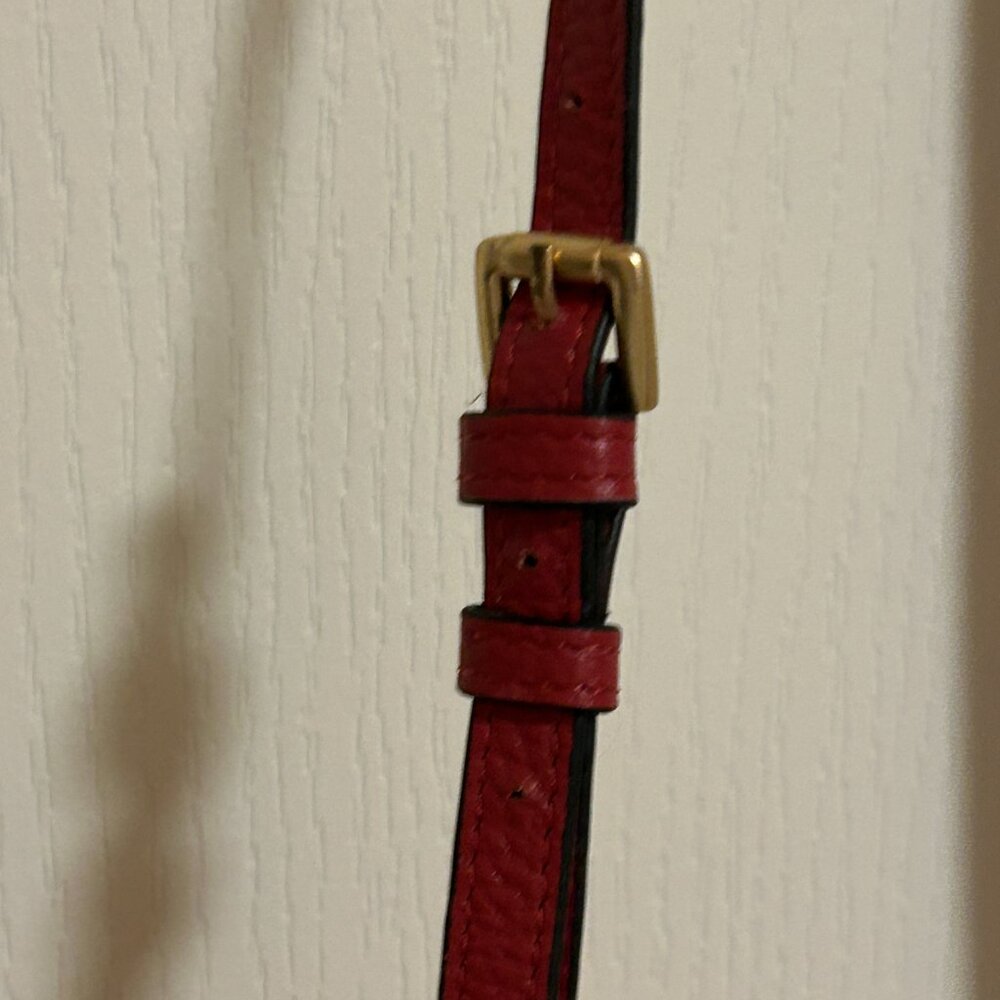 NWT! Women's Lodis "Addison" Red Designer Leather Mini Purse - Picture 14 of 16